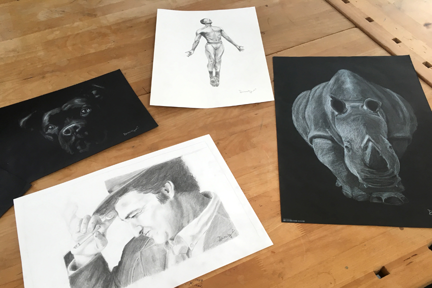 Resultate Zeichnen Volksbildungswerk Bierstadt Christiane Mader03