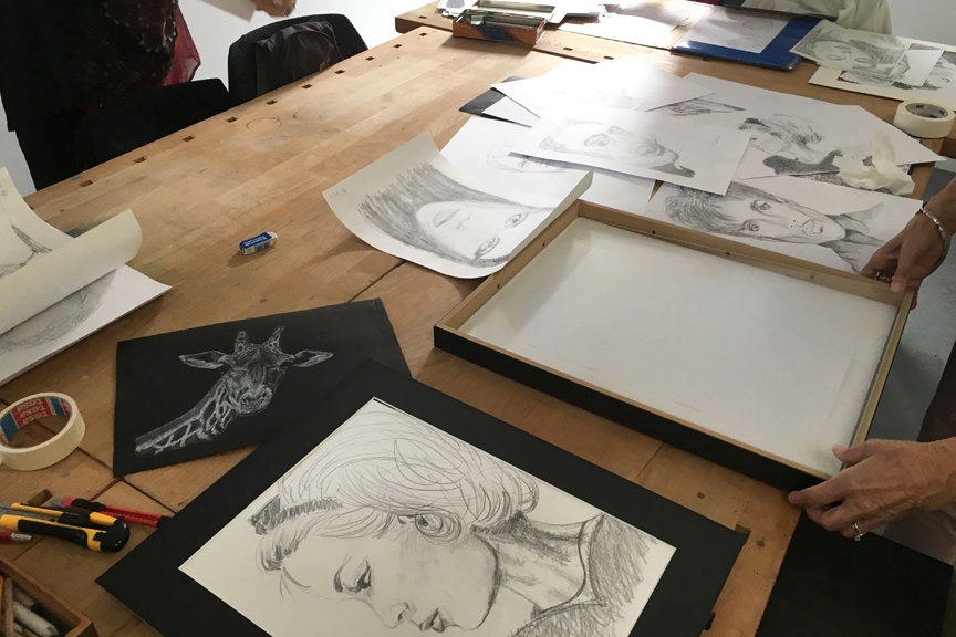 Resultate Zeichnen Volksbildungswerk Bierstadt Christiane Mader05