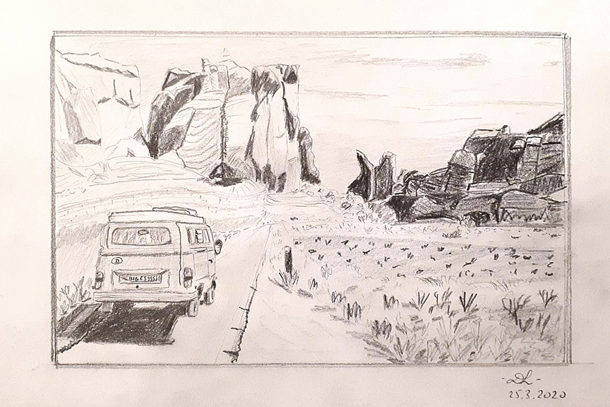 02Bulli_Malkurs_Zeichenkurs_online_christiane_mader_kostenlos