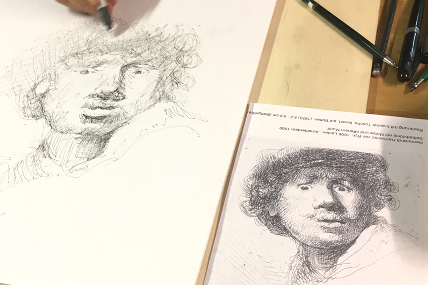 09Portraitzeichnen_August22_Christiane_Mader